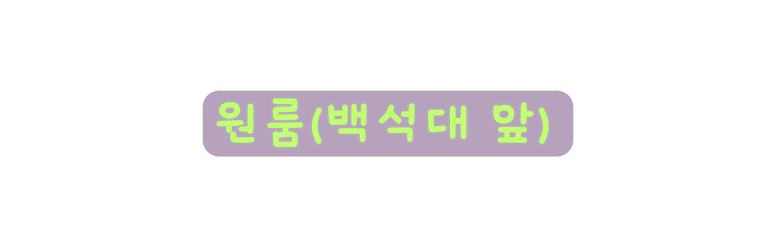 원룸 백석대 앞